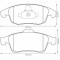 Set placute frana punte fata Citroen Berlingo 2008-2018; C4 Grand Picasoo, C4 Picasso , C4 2009-; DS4; DS5; Peugeot 5008; Partner 2008-2018; , marca