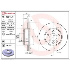 Set disc frana Man Tge Box, Tge Bus, Tge; Vw Crafter Box, Crafter Bus, Crafter, Grand California Camper, Multivan T7, Fata, 303X28mm, ventilat, Brembo
