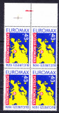 TSV$ - 1974 LP 856 EXPO DE MAXIMAFILIE &bdquo;EUROMAX&rdquo;, BUC., BLOC X 4 MNH/** LUX, Nestampilat