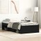 vidaXL Cadru pat fără saltea Stejar negru 90x190 cm Lemn prelucrat 3329331