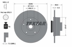 TEXTAR 92291003 PRO Disc frana foto