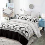LENJERIE FINET 6 PIESE CU HUSĂ &ndash; 160&times;200 ȘI 180&times;200 (HF6P227)