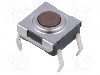 Microintrerupator, 6x6mm, OFF-(ON), SPST-NO, CANAL ELECTRONIC - DTSHW6-6N-B