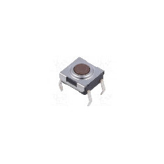 Microintrerupator, 6x6mm, OFF-(ON), SPST-NO, CANAL ELECTRONIC - DTSHW6-6N-B