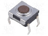 Microintrerupator, 6x6mm, OFF-(ON), SPST-NO, CANAL ELECTRONIC - DTSHW6-6N-B foto