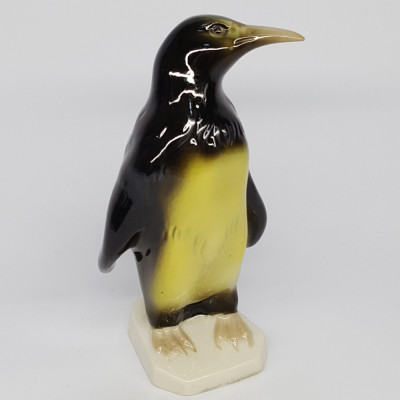 Pinguin - Bibelou portelan vechi, vintage ROYAL DUX - CEHOSLOVACIA foto