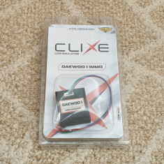 Emulator Clixe Daewoo 1 - IMMO OFF white-red, blue socket Motorola HC11F1