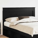 vidaXL Tăblie cap cu headboard Stejar Negru 160 cm Lemn compozit 887434