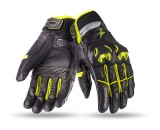 Manusi barbati pentru scuter - motocicleta Racing/Naked vara Seventy model SD-N32 negru/galben Negru/galben XL (10 cm)