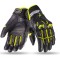 Manusi barbati pentru scuter - motocicleta Racing/Naked vara Seventy model SD-N32 negru/galben Negru/galben M (8 cm)