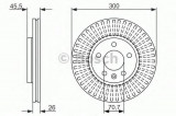 Disc frana OPEL ZAFIRA TOURER C (P12) (2011 - 2016) BOSCH 0 986 479 C56