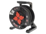 Prelungitor alimentare KEL 3x2,5mm2 4 prize 30m 16A negru