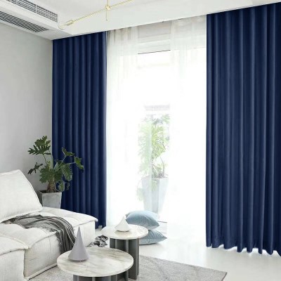Draperie din catifea blackout cu rejansa transparenta cu ate pentru galerie, Madison, 150x250 cm, densitate 700 g/ml, Black Pearl, 1 buc foto