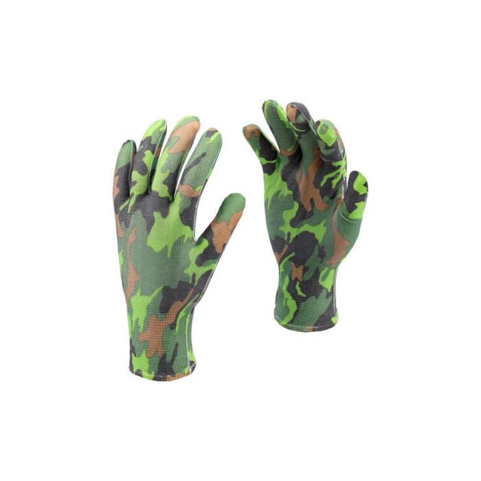 Manusi pt gradinarit camo a 8&quot; Flo 74113