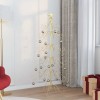 VidaXL Pom de Crăciun din metal Auriu 150 cm Oțel vopsit &icirc;n pulbere 42019183