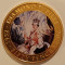Jersey - 50 Pence 2011 - Placata cu aur