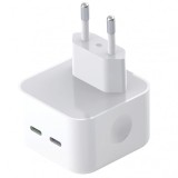 Cumpara ieftin Incarcator Retea XO Design L102, 35W, 3A, 2 x USB-C, Alb