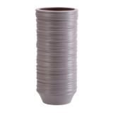 Vaza flori ceramica bej 12,5 x 35,5 cm