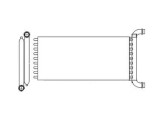 Radiator Incalzire Mercedes Viano (W639), 09.2003-2014, motor 2.1 CDI, 3.0 CDI, diesel, 2.5/3.2/3.5/3.7 V6, benzina, Incalzire principala, aluminiu b