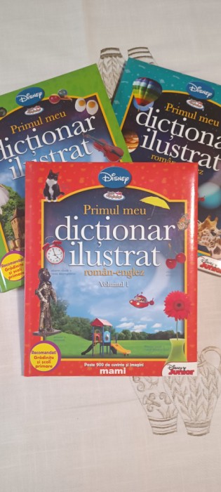 Primul meu dicționar ilustrat rom&acirc;n - englez (3vol)