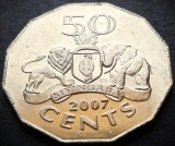 Cumpara ieftin Moneda exotica 50 CENTI - Republica ESWATINI, anul 2007 * cod 241 = UNC