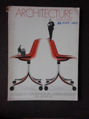 REVISTA ARCHITECTURE FRANCAISE NR.392/1975 (TEXT IN LIMBA FRANCEZA) foto
