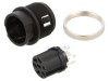 Conector Circular Mama 7 Pini IP40 BINDER, Montare Pe Panou, Curent 5A, Tensiune 32V, Argintat, Serie 678