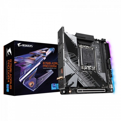 Mb gigabyte b760i aorus pro lga1700 ddr4 foto