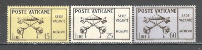 Vatican.1958 Sede vacante-Moartea Papei Pius XII SV.415 foto