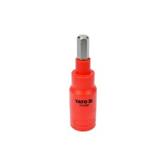 Bit hex 8 x 75 mm cu adaptor 3/8&quot; vde Yato YT-21083