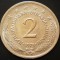 Moneda 2 DINARI - RSF YUGOSLAVIA, anul 1973 * cod 3978 = UNC