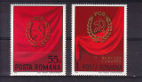 ROMANIA 1974 LP 865 CONGRESUL AL XI-lea P.C.R.SERIE MNH
