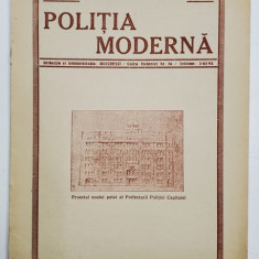 POLITIA MODERNA , REVISTA LUNARA DE SPECIALITATE , LITERATURA SI STIINTA , ANUL X , NR.110 , APRILIE , 1935