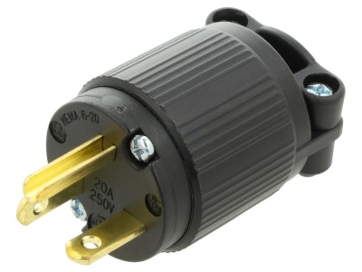 Conector alimentare AC 2P+PE 20A foto