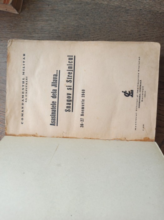 Asasinatele de la Jilava Snagov si Strejnicul 26- 27 noiembrie 1940