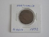 C50 - Moneda foarte veche - Portugalia ante euro - 10 reis - 1892, Europa