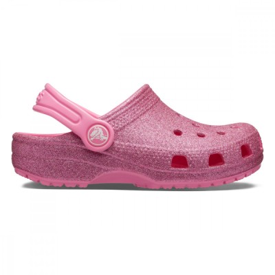 Saboti Crocs Classic Glitter Clog Kids Roz - Pink Lemonade foto