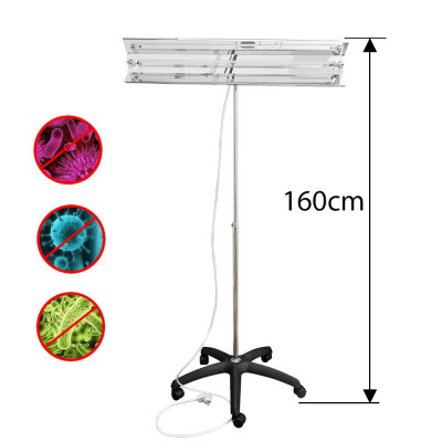 Lampa Bactericida UVC Orientabila Portabila cu Stativ telescopic Sterilizare 30 mp foto