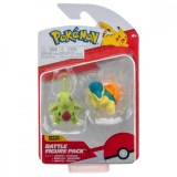 Set figurine articulate Pokemon Battle, Cyndaquil si Larvitar