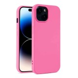 Husa Silicon Roz Neon iPhone 15 Pro Max, Protectie Antizgarieturi, Apple