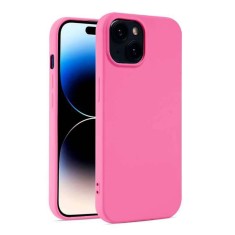 Husa iPhone 15 Pro Max Silicon Roz Neon