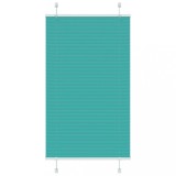 Jaluzea plisată verde petrol 80x150cm Lățime țesătură 79,4 cm