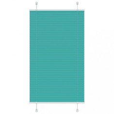 vidaXL Jaluzea plisată verde petrol 80x150cm Lățime țesătură 79,4 cm 4015394