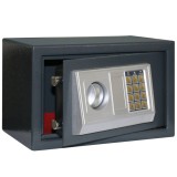 vidaXL Seif electronic gri &icirc;nchis 31x20x20 cm oțel