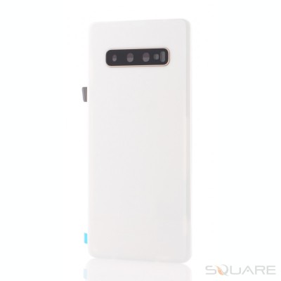 Capac Baterie Samsung S10+, G975F, Ceramic White foto
