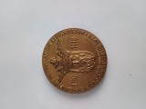 MIRCEA CEL BATRAN 1386-1418 .Expozitia de Filatelie si Numismatica anul 1978 .mEDALIE MARE BRONZ .