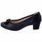 Pantofi dama, din piele naturala, marca Alpina, 83606-42-23, bleumarin , marime: 36