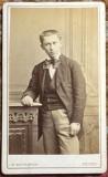 CH.REUTLINGER FOTO VECHE PE CARTON CU DEDICATIE SI DATATA/STARE EXCELENTA, POZE