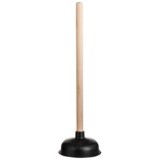 Ventuză pentru desfundare cu maner din lemn &Oslash;14x48cm, CMCLASS