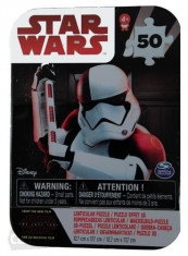 PUZZLE STARWARS 3D CU 50 DE PIESE IN CUTIE DE METAL foto